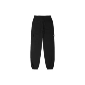 Pantaloni da jogging cargo in maglia con logo, taglie asiatiche “Black”