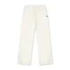 Pantaloni in maglia con orlo aperto Taglie asiatiche “Egret”