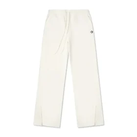 Pantaloni in maglia con orlo aperto Taglie asiatiche “Egret”