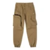 Pantaloni in tessuto elasticizzato Taglie asiatiche “Khaki”