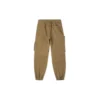 Pantaloni in tessuto elasticizzato Taglie asiatiche “Khaki”