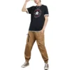 Pantaloni in tessuto elasticizzato Taglie asiatiche “Khaki”