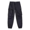 Pantaloni in tessuto elasticizzato Taglie asiatiche “Nero”