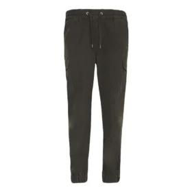 Pantaloni jogger casual in tessuto con tasche multiple Taglie asiatiche “Grigio”