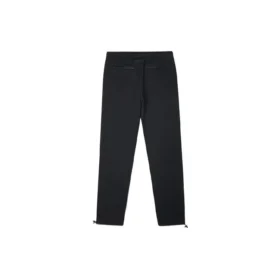 Pantaloni jogger casual slim fit a cono, modello per coppia, neri