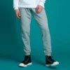 Pantaloni jogger con motivo a stella ricamato FT Taglie asiatiche “Grigio”