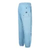 Pantaloni jogger in chambray intrecciato di alta qualità Taglie asiatiche “Blu”