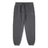 Pantaloni larghi con toppa sulla scarpa sinistra, tinti a pigmento, taglie asiatiche “Grigio”