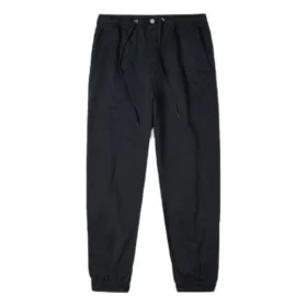 Pantaloni sportivi da uomo Converse a vita alta in tinta unita / Pantaloni / Pantaloni da jogging Neri