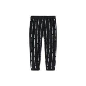 Pantaloni sportivi in maglia con logo stampato in lettere Taglie asiatiche “Nero Bianco” Pantaloni sportivi in maglia con logo stampato in lettere Taglie asiatiche “Nero Bianco”