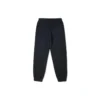 Pantaloni sportivi/pantaloni/joggers a tinta unita con lacci, nero scuro