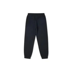 Pantaloni sportivi/pantaloni/joggers a tinta unita con lacci, nero scuro