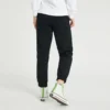 Pantaloni sportivi/pantaloni/joggers a tinta unita con lacci, nero scuro