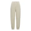 Pantaloni sportivi/pantaloni/joggers kaki a tinta unita con lacci