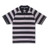 Polo a maniche corte a righe Marquis Taglie asiatiche “Nero”