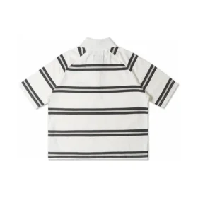 Polo a maniche corte Marquis Taglie asiatiche “Bianco Nero”