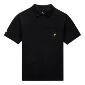 Polo Converse x Peanuts Shapes Taglie asiatiche “Nero”