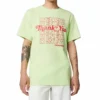 Polo da uomo Converse Renew con stampa Alphabet a maniche corte, verde