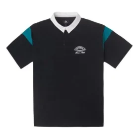 Polo retrò Taglie asiatiche “Nero”