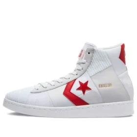 Pro Leather High “Summer Drip – Bianco/Rosso University”