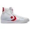 Pro Leather High “Summer Drip – Bianco/Rosso University”