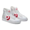 Pro Leather High “Summer Drip – Bianco/Rosso University”