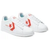 Pro Leather Low “Color Pop – Bianco e papavero brillante”