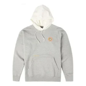 Pullover casual da uomo con cappuccio e ricamo Converse x Bugs Bunny, maniche lunghe, grigio Pullover casual da uomo con cappuccio e ricamo Converse x Bugs Bunny, maniche lunghe, grigio