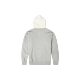 Pullover casual da uomo con cappuccio e ricamo Converse x Bugs Bunny, maniche lunghe, grigio Pullover casual da uomo con cappuccio e ricamo Converse x Bugs Bunny, maniche lunghe, grigio