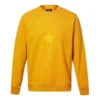 Pullover da uomo Converse con stampa logo, girocollo, giallo