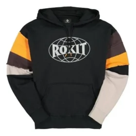 Pullover da uomo Converse x Rokit con cuciture incrociate, nero Pullover da uomo Converse x Rokit con cuciture incrociate, nero