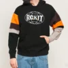 Pullover da uomo Converse x Rokit con cuciture incrociate, nero