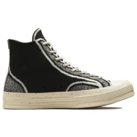 Renew Chuck 70 Knit High “Black Egret”