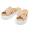 Sandali con plateau CV “Beige”