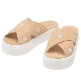 Sandali con plateau CV “Beige”