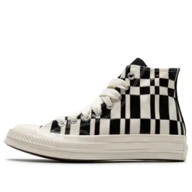 Scarpe alte in tela Chuck 70 Vintage “Black Beige”