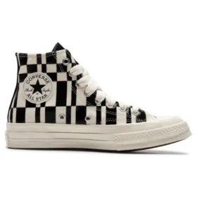 Scarpe alte in tela Chuck 70 Vintage “Black Beige”