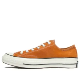 Scarpe di tela basse e alla moda Bitte Retro Turn Fur in arancione anni ’70