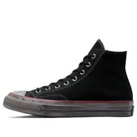 Scarpe in tela alte Chuck Taylor All Star anni ’70 “Black”