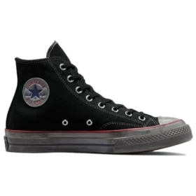 Scarpe in tela alte Chuck Taylor All Star anni ’70 “Black”