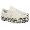 Scarpe One Star Platform Ox in tela Bianco/Nero/Rosa
