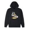 Scarpe stampate foderate in pile, nero