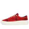Skid Grip Low “Twisted Plaid – Haute Red”