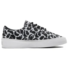 Skidgrip Scarpe casual basse in tela eleganti con stampa nero-grigio “Black Gray”
