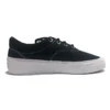 SkidGrip Scarpe casual basse in tela retrò alla moda Nero Bianco