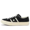 Sneakers basse unisex in pelle scamosciata con bandiera a stelle e strisce, nero