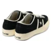 Sneakers basse unisex in pelle scamosciata con bandiera a stelle e strisce, nero