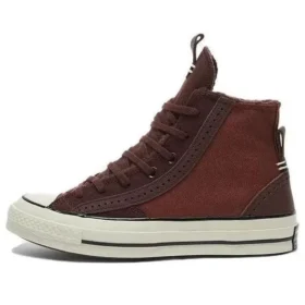 Sneakers Chuck 70 in pelle e camoscio “Charcoal”