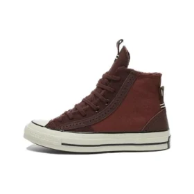 Sneakers Chuck 70 in pelle e camoscio “Charcoal”