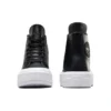 Sneakers con plateau Chuck Taylor All Star Cruise Hi “Pelle Nera”